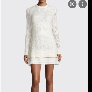 See by Chloe - Tiered Pointelle Mini Dress